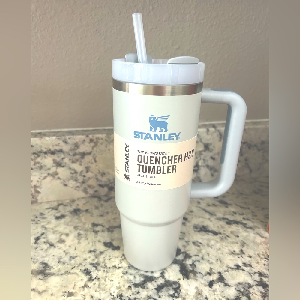 NWT Stanley Quencher Tumbler 30oz - Discontinued color “Fog” 💦 🩶